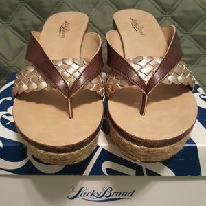 Lucky Brand Wedge Sandals